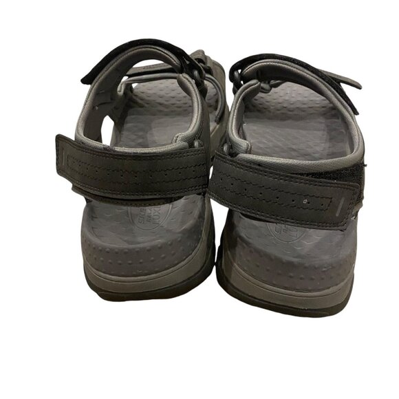 Skechers Sandals Tresman Garo Relaxed Fit Luxe Foam Comfort Mens Size 12 Gray - Picture 5 of 7